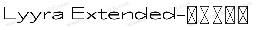 Lyyra Extended字体转换